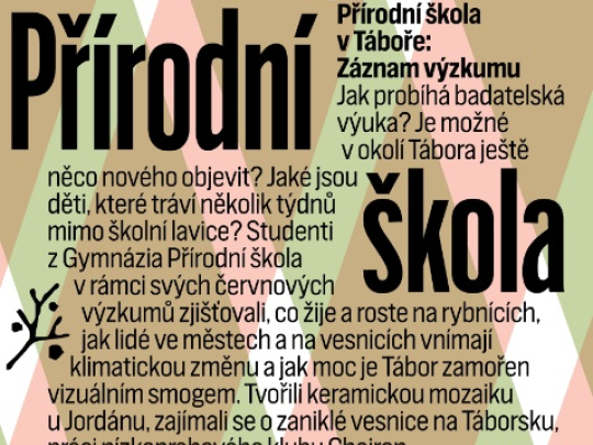 Přírodní škola v Táboře (začátek v 17:30)